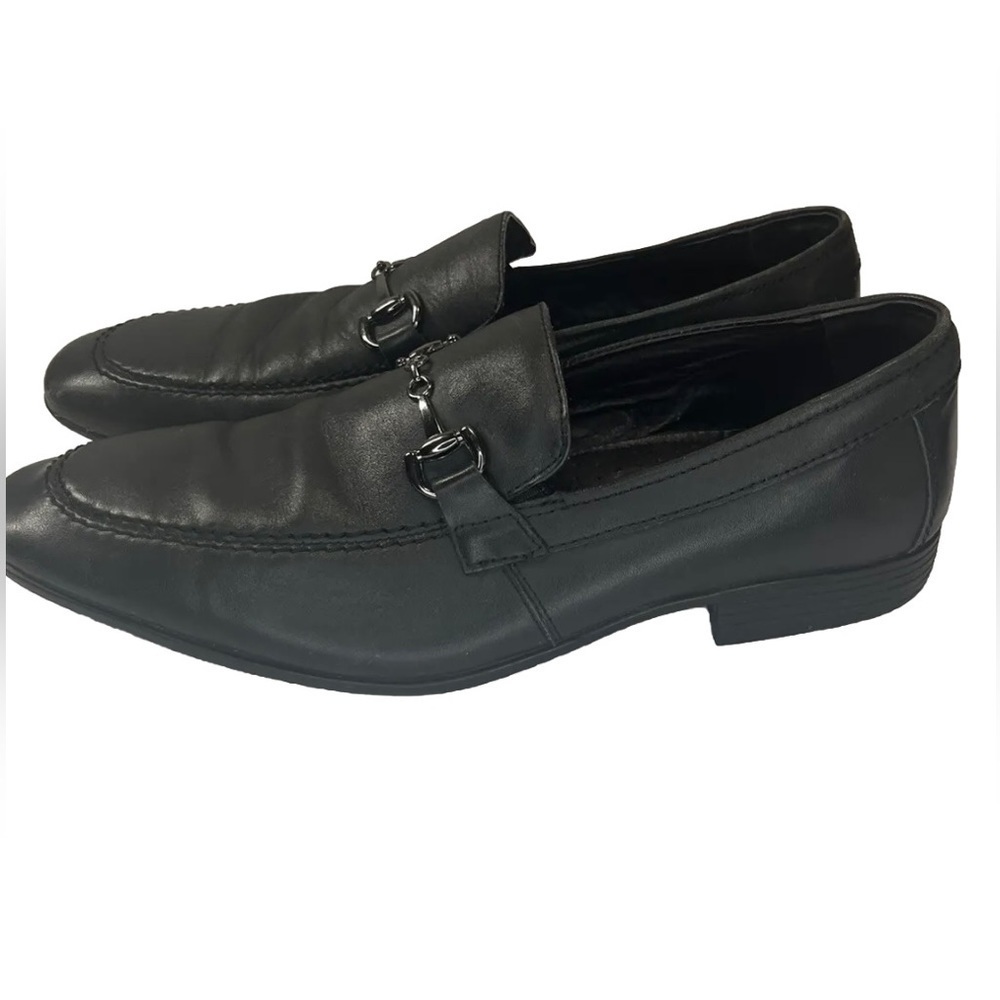 Robert Wayne black leather Randy loafers